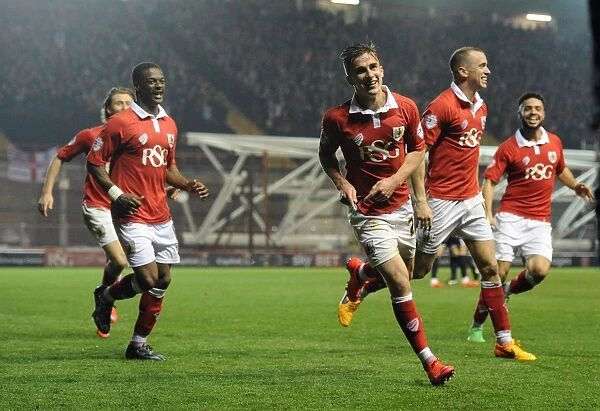 Bristol City's Joe Bryan Scores the Thrilling Winning Goal Against Swindon Town in Sky Bet League One