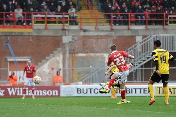 Bristol City's Joe Bryan Scores the Winning Goal Against Barnsley in Sky Bet League One, 2015