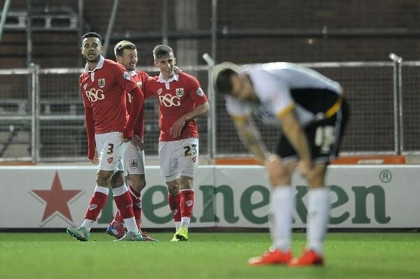 Bristol City's Joe Bryan Scores the Winning Goal Against Port Vale in Sky Bet League One