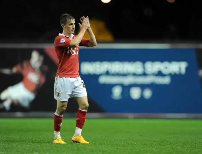 Framed Print : Bristol City's Joe Bryan Substituted During Bristol City v AFC Wimbledon Match, Ashton Gate, 11 / 11 / 2014 Framed Print : Bristol City's Joe Bryan Substituted During Bristol City v AFC Wimbledon Match, Ashton Gate, 11 / 11 / 2014