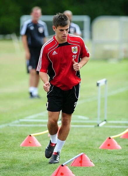Bristol City's Joe Edwards in Action during Championship Pre-Season Training