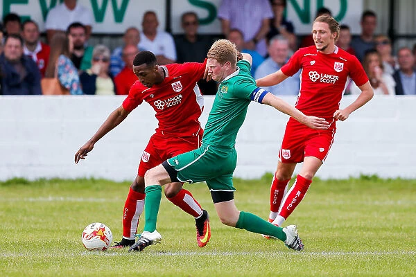 Bristol City's Jonathan Kodjia in Action during Pre-Season Community Match against Hengrove Athletic