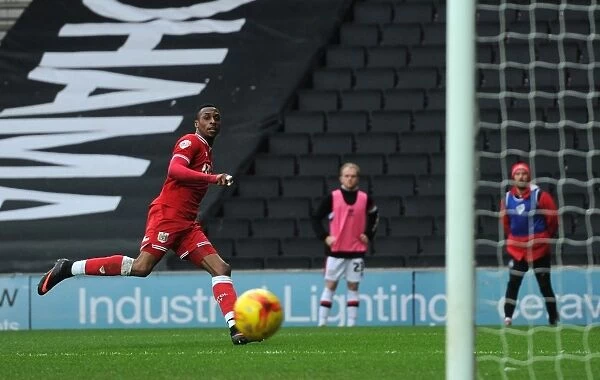 Bristol City's Jonathan Kodjia Scores Brace: 2-0 Lead Against Milton Keynes Dons