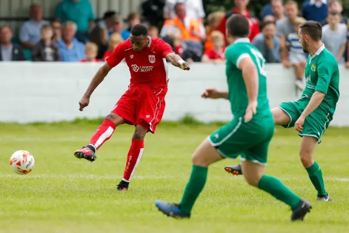 Framed Print : Bristol City's Jonathan Kodjia Scores in Pre-Season Community Match against Hengrove Athletic Framed Print : Bristol City's Jonathan Kodjia Scores in Pre-Season Community Match against Hengrove Athletic