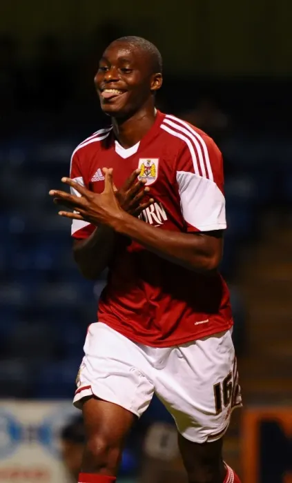 Framed Print : Bristol City's Jordan Wynter Scores Second Goal vs. Gillingham in Capital One Cup Framed Print : Bristol City's Jordan Wynter Scores Second Goal vs. Gillingham in Capital One Cup