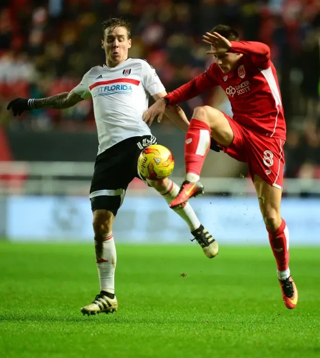 Framed Print : Bristol City's Josh Brownhill in Action Against Fulham, Sky Bet Championship 2017 Framed Print : Bristol City's Josh Brownhill in Action Against Fulham, Sky Bet Championship 2017
