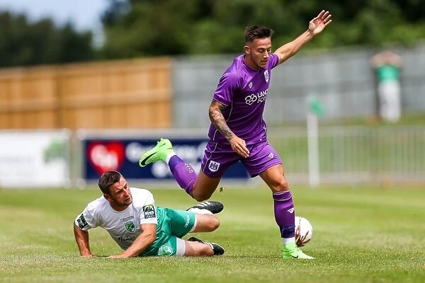 Bristol City's Josh Brownhill in Action during Guernsey Friendly, July 2017