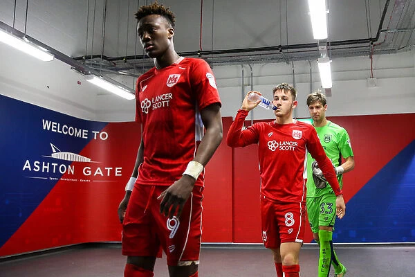 Bristol City's Josh Brownhill Emerges from Tunnel before Kick-off vs Sheffield Wednesday (Bristol City v Sheffield Wednesday, Sky Bet Championship)