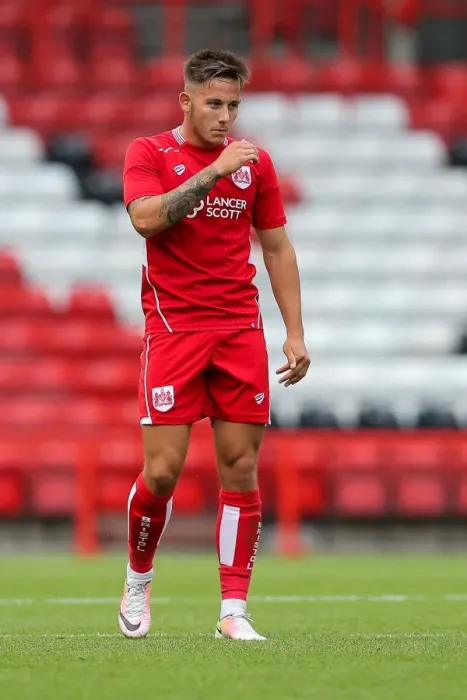 Framed Print : Bristol City's Josh Brownhill Focuses Intently During Pre-Season Clash Against Portsmouth Framed Print : Bristol City's Josh Brownhill Focuses Intently During Pre-Season Clash Against Portsmouth