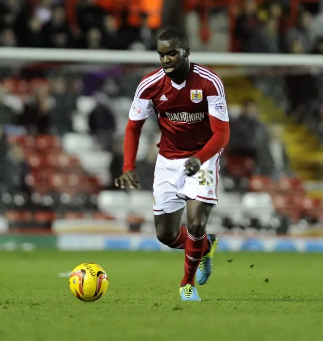 Framed Print : Bristol City's Karleigh Osborne in Action during Bristol City v Crawley Town, Sky Bet League One (November 2013)