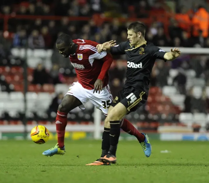 Framed Print : Bristol City's Karleigh Osborne Faces Off Against Jamie Proctor in Football Debut - Ashton Gate, 05 / 11 / 2013 Framed Print : Bristol City's Karleigh Osborne Faces Off Against Jamie Proctor in Football Debut - Ashton Gate, 05 / 11 / 2013