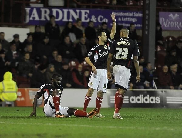 Bristol City's Karleigh Osborne Scores and Suffers Injury vs. Brentford (January 2014)