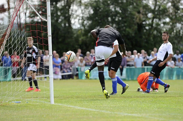Bristol City's Karleigh Osborne Scores the Winning Goal Against Portishead Town (05-07-2014)