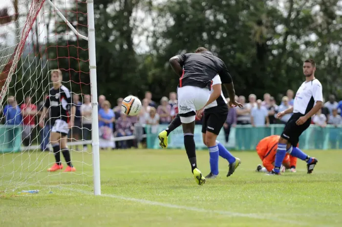 Framed Print : Bristol City's Karleigh Osborne Scores the Winning Goal Against Portishead Town (05-07-2014) Framed Print : Bristol City's Karleigh Osborne Scores the Winning Goal Against Portishead Town (05-07-2014)