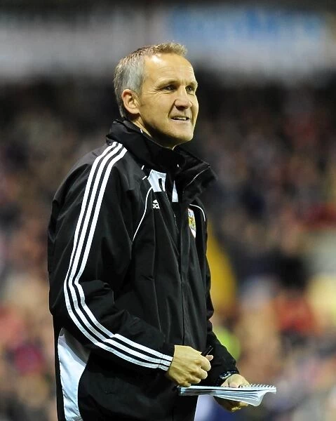 Bristol City's Keith Millen in Action Against Reading, Npower Championship 2010