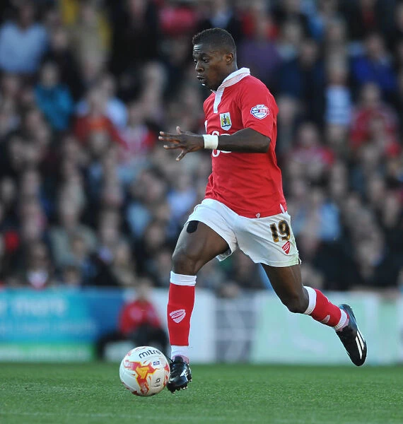 Bristol City's Kieran Agard in Action during Bristol City vs Chesterfield, Sky Bet League One (2014)