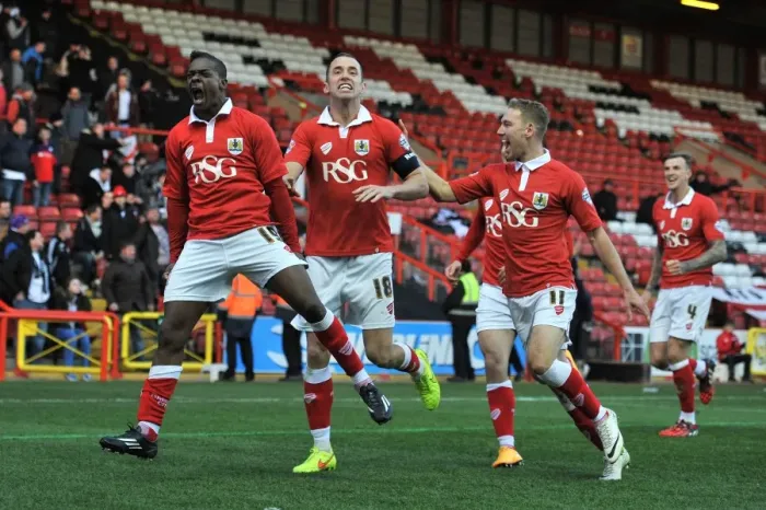 Framed Print : Bristol City's Kieran Agard: FA Cup Triumph - The Moment He Scored the Winning Goal Against AFC Telford Framed Print : Bristol City's Kieran Agard: FA Cup Triumph - The Moment He Scored the Winning Goal Against AFC Telford