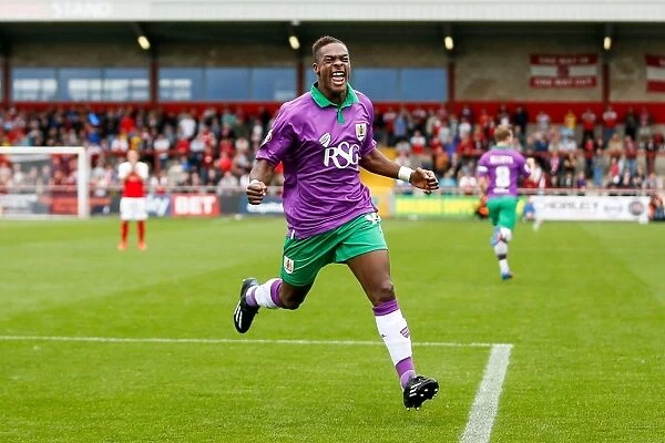 Bristol City's Kieran Agard Scores Brace: 2-0 Lead Over Fleetwood Town, 2014