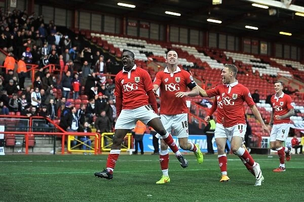 Bristol City's Kieran Agard Scores the Goal: FA Cup Match vs AFC Telford United