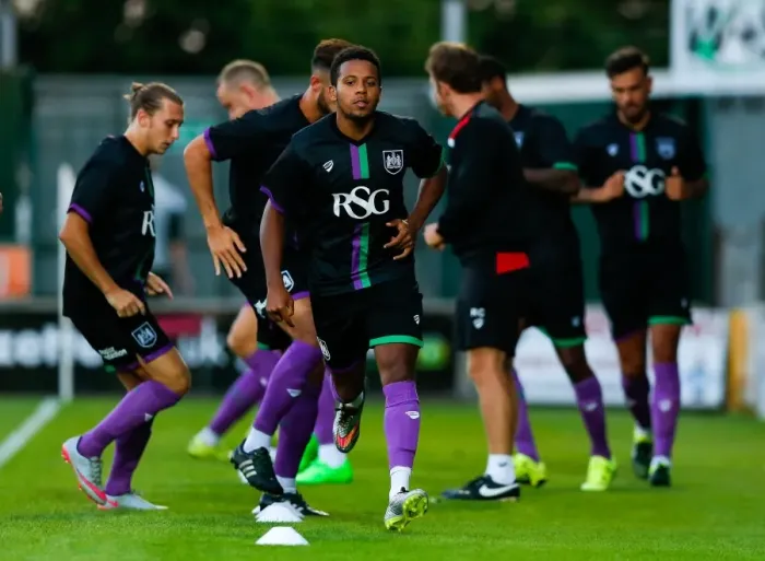 Framed Print : Bristol City's Korey Smith Warming Up at Huish Park Stadium (Yeovil Town vs. Bristol City, Pre-Season Friendly, 2015)