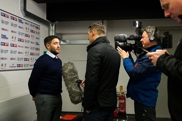 Bristol City's Lee Johnson Reacts After Hard-Fought Championship Clash Against Sheffield Wednesday