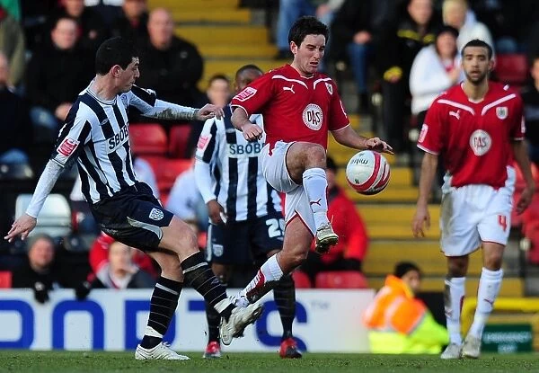 Bristol City's Lee Johnson Takes Control: A Pivotal Moment in the 2010 Championship Clash vs. West Bromwich Albion