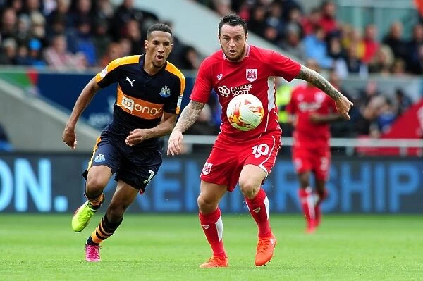 Bristol City's Lee Tomlin in Control at Ashton Gate vs Newcastle United (2016)