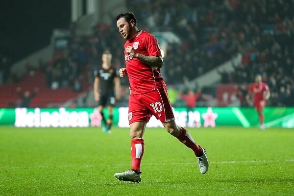 Bristol City's Lee Tomlin Scores the Game-Winning Goal Against Hull City in EFL Cup Fourth Round