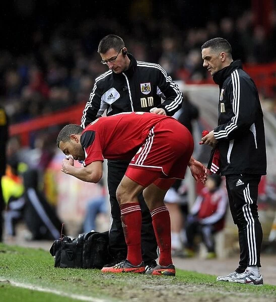 Bristol City's Lewin Nyatanga Suffers Horrific Facial Injury During Match Against Bolton Wanderers