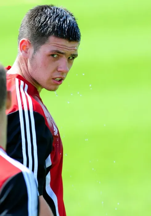 Framed Print : Bristol City's Lewis Carey: Focused and Ready - Pre-season Training Intensity Framed Print : Bristol City's Lewis Carey: Focused and Ready - Pre-season Training Intensity
