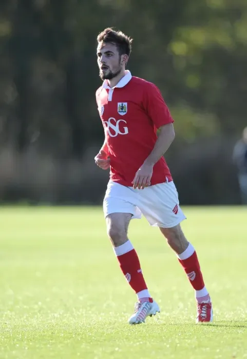 Framed Print : Bristol City's Lewis Hall in Action at Training