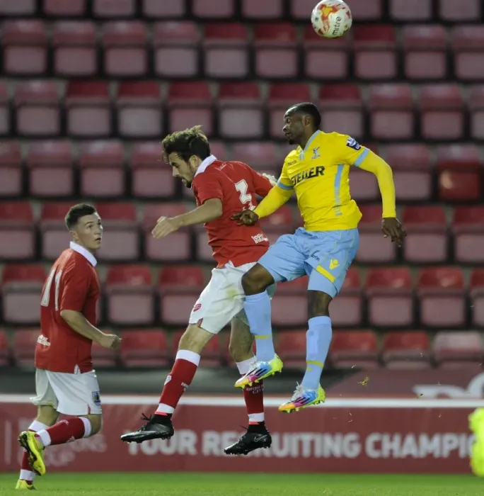 Framed Print : Bristol City's Lewis Hall in Action: U21s Clash with Crystal Palace at Ashton Gate, September 15, 2014 Framed Print : Bristol City's Lewis Hall in Action: U21s Clash with Crystal Palace at Ashton Gate, September 15, 2014