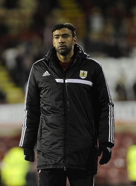 Bristol City's Liam Fontaine in Action at Brentford, January 2014