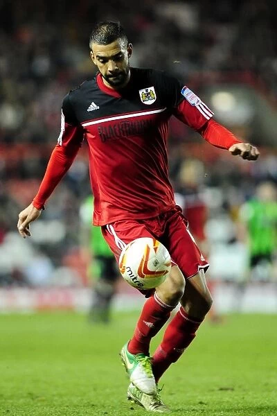 Bristol City's Liam Fontaine in Action Against Brighton and Hove Albion, Npower Championship (2013)