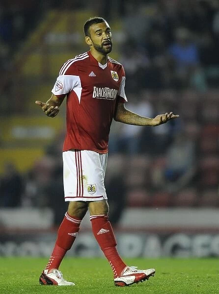 Bristol City's Liam Fontaine in Action during Bristol City vs. Crystal Palace, Capital One Cup 2013