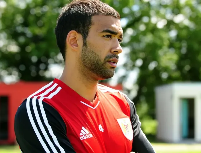 Framed Print : Bristol City's Liam Fontaine: Focused during Pre-season Training Framed Print : Bristol City's Liam Fontaine: Focused during Pre-season Training