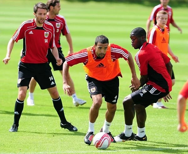 Bristol City's Liam Fontaine: Intense Focus during Pre-Season Training