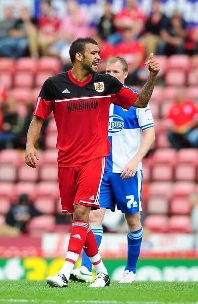 Bristol City's Liam Fontaine Leads the Charge at Louis Carey's Testimonial, Ashton Gate Stadium (August 4, 2012)