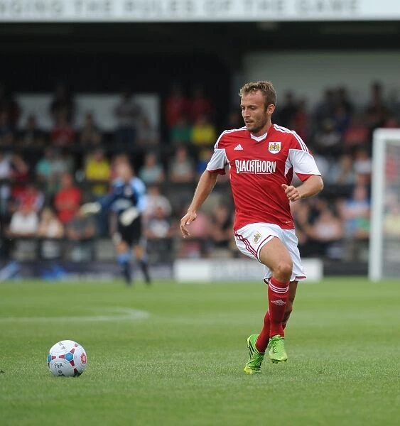 Bristol City's Liam Kelly in Action Against Forest Green Rovers (2013)