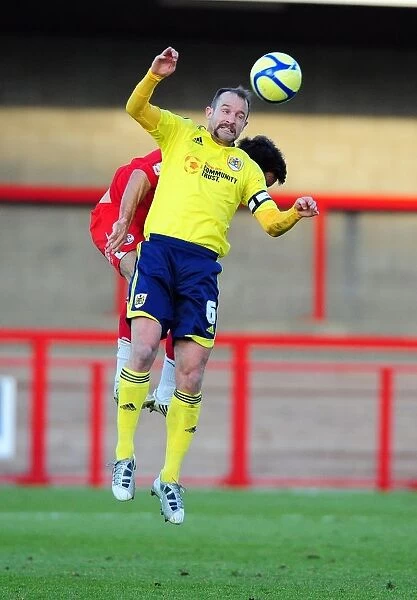 Bristol City's Louis Carey vs. Matt Tubbs in FA Cup Clash at Crawley Town - 07 / 01 / 2012