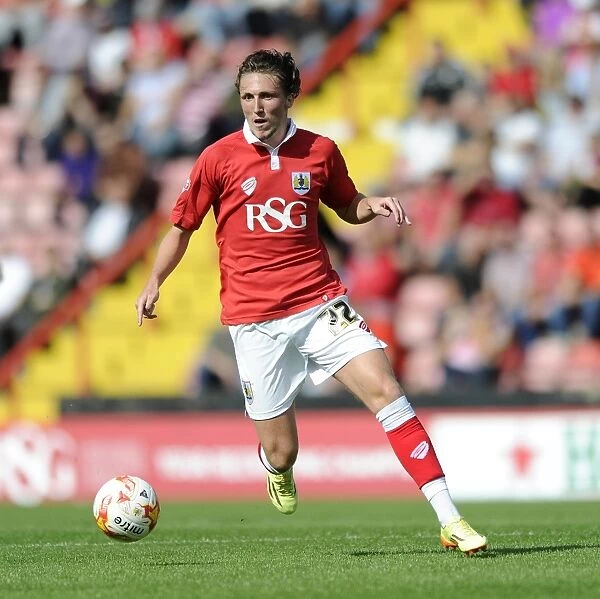 Bristol City's Luke Ayling in Action Against Colchester United, Sky Bet League One, 2014