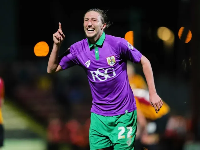 Framed Print : Bristol City's Luke Ayling Scores Hat-Trick: Paving the Way for Promotion (Sky Bet League One) Framed Print : Bristol City's Luke Ayling Scores Hat-Trick: Paving the Way for Promotion (Sky Bet League One)