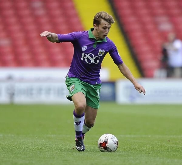 Bristol City's Luke Freeman in Action: Sheffield United vs. Bristol City, Sky Bet League One Opening Game (August 9, 2014)