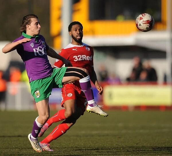 Bristol City's Luke Freeman in Action at Crawley Town's Broadfield Stadium, March 7, 2015
