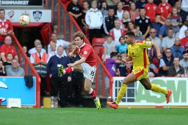 Bristol City's Luke Freeman in Action Against MK Dons, Sky Bet League One, September 2014