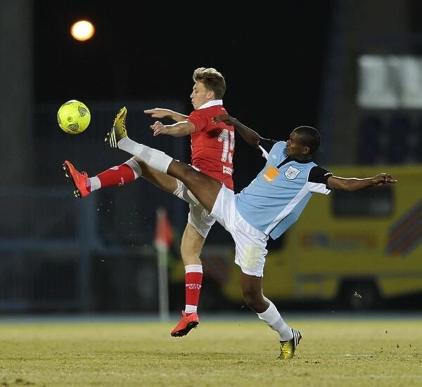 Bristol City's Luke Freeman Faces Off Against Botswana Defender During Pre-Season Tour