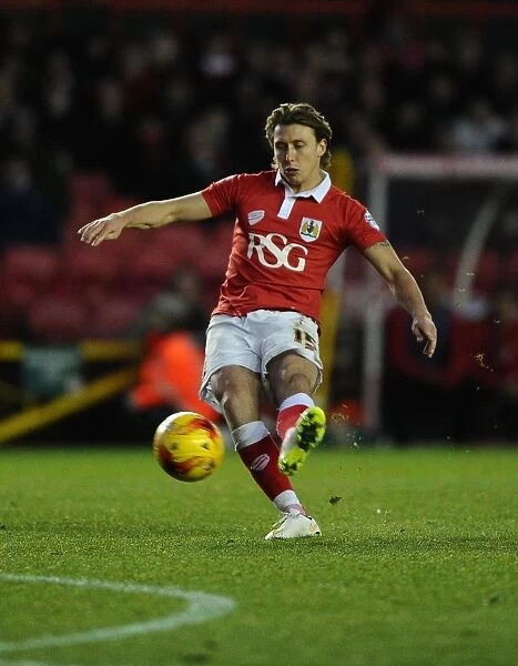 Bristol City's Luke Freeman Scores Free Kick Against Crawley Town, Sky Bet League One, Ashton Gate