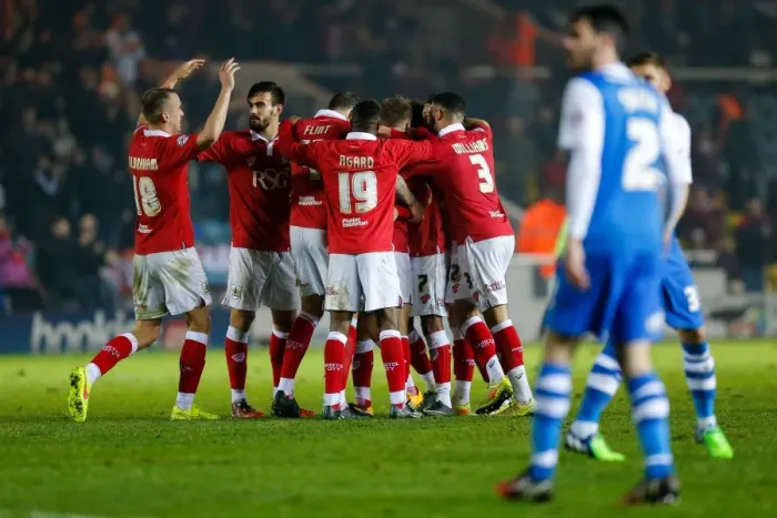 Framed Print : Bristol City's Luke Freeman Scores Second Goal vs. Peterborough United - 0-3 Lead Framed Print : Bristol City's Luke Freeman Scores Second Goal vs. Peterborough United - 0-3 Lead