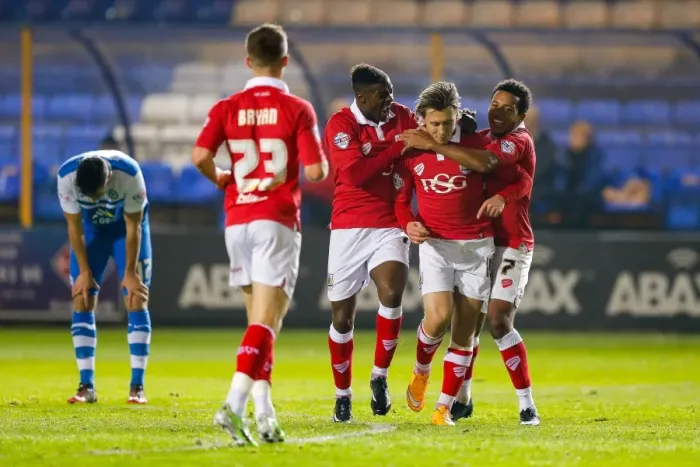 Framed Print : Bristol City's Luke Freeman Scores Thriller: 0-1 Lead Over Peterborough United, 2014 Framed Print : Bristol City's Luke Freeman Scores Thriller: 0-1 Lead Over Peterborough United, 2014