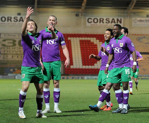 Bristol City's Luke Freeman Scores the Winner: Doncaster Rovers vs. Bristol City, Sky Bet League One (February 2015)